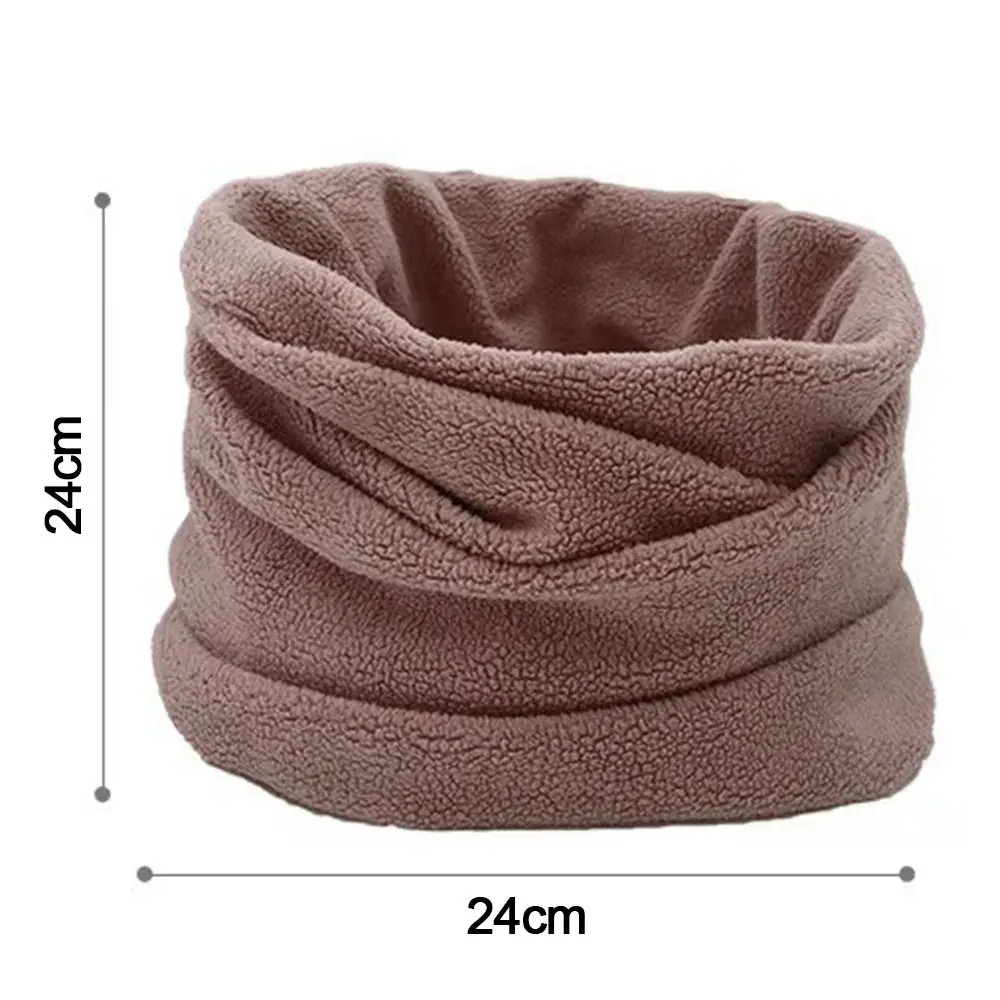 Winter Scarf For Women Men Warm Fleece Scarf Neck Warmer Circle Ski Climbing Scarf Neck Scarves Collar Scarf