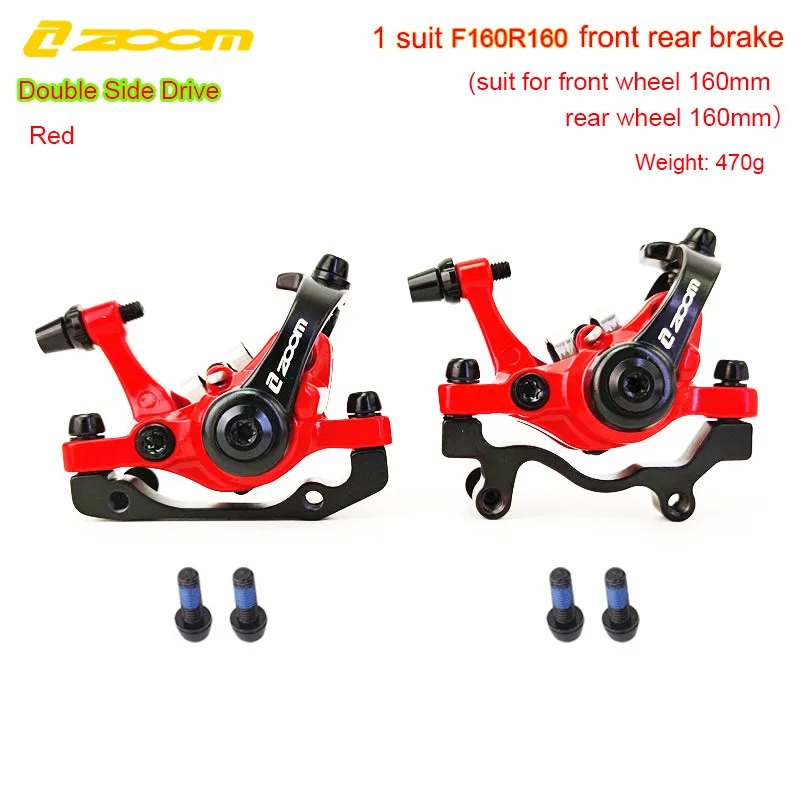 Zoom-バイク用ダブルピストンディスクブレーキ,メカニカルスケール