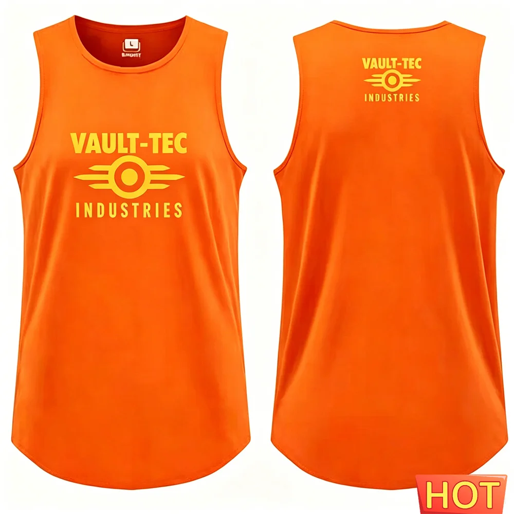 Summer men's t-shirts and tank top letters gym hombre fitness vest Round neck fitness men's vest Men Gym Cheap y2k clothing top