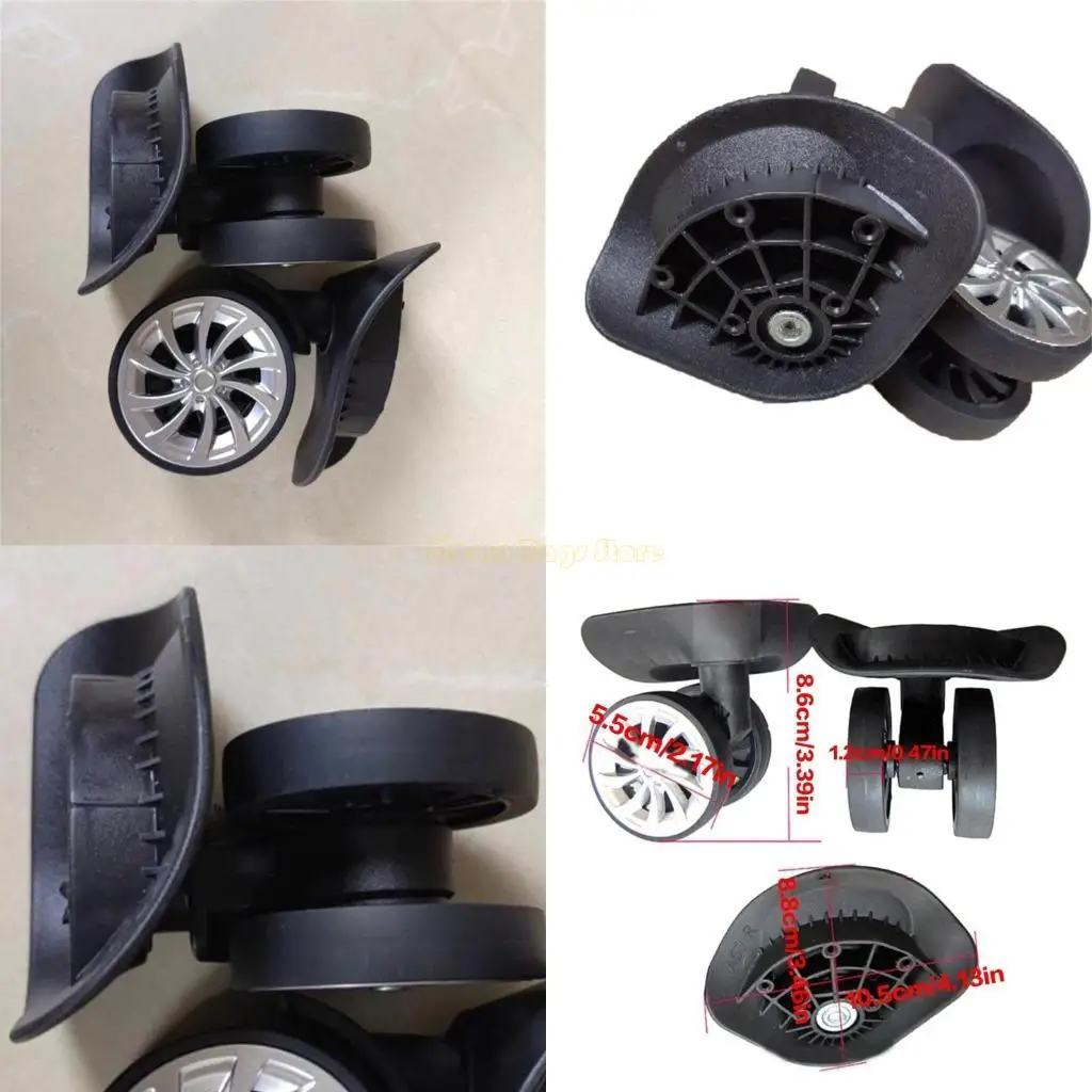 

X90D A57 Trolley Case Luggage Luggage Left and Right DIY Suitcase Replacement Parts for Most Suitcases