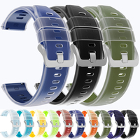 Sports Silicone Strap for Zeblaze Stratos 4 Smart Watch 22mm Transparent Two-Tone Wristband for Zeblaze Stratos 4 3 2 Accessorie