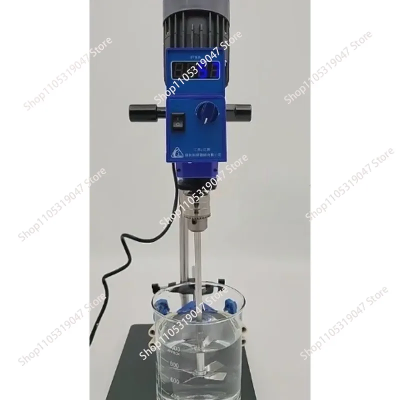 Liquid Mixer Lab Electric Stirrer Digital Display Overhead Stirrer Adjustable Height Lab Equipment 20L 2000rpm 220V