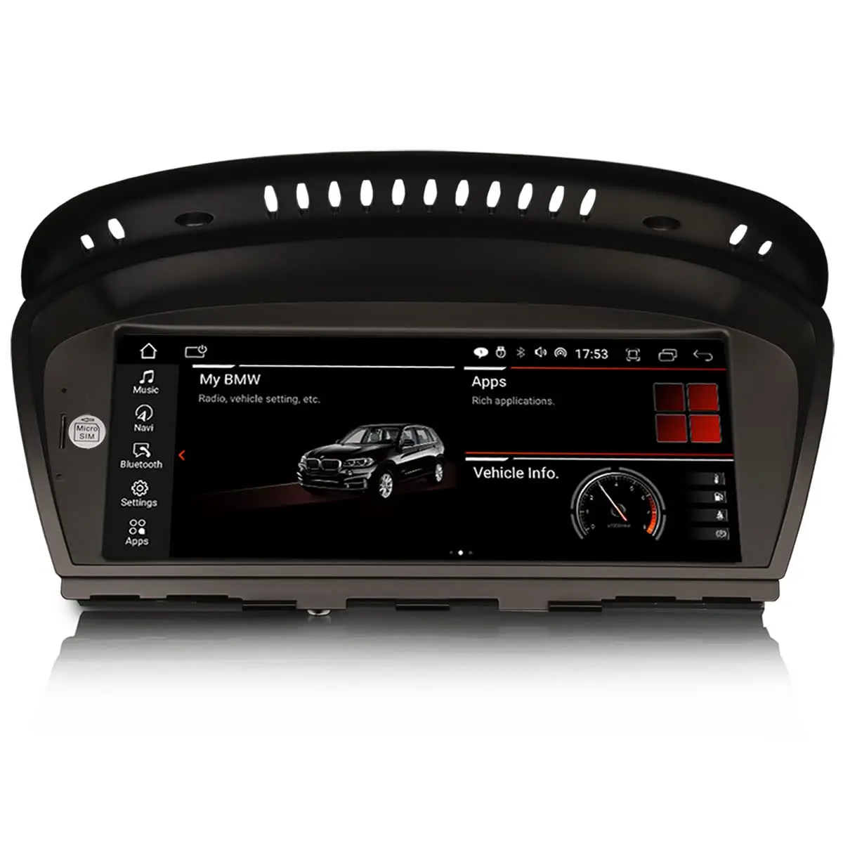 

8.8‘’ Carplay Android Auto Car Radio GPS Navigation for BMW 3 Series E90 E91 E92 E93 5 Series E60 E61 6 Series E63 E64 CIC