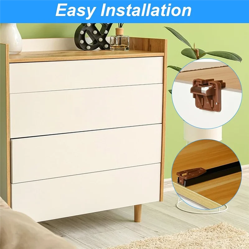 

CYCLI-Направляющие направляющих для выдвижных ящиков, направляющие для выдвижных ящиков для направляющих комода для центрального крепления ящика, подходящие для систем Rite-Trak 1 ящика