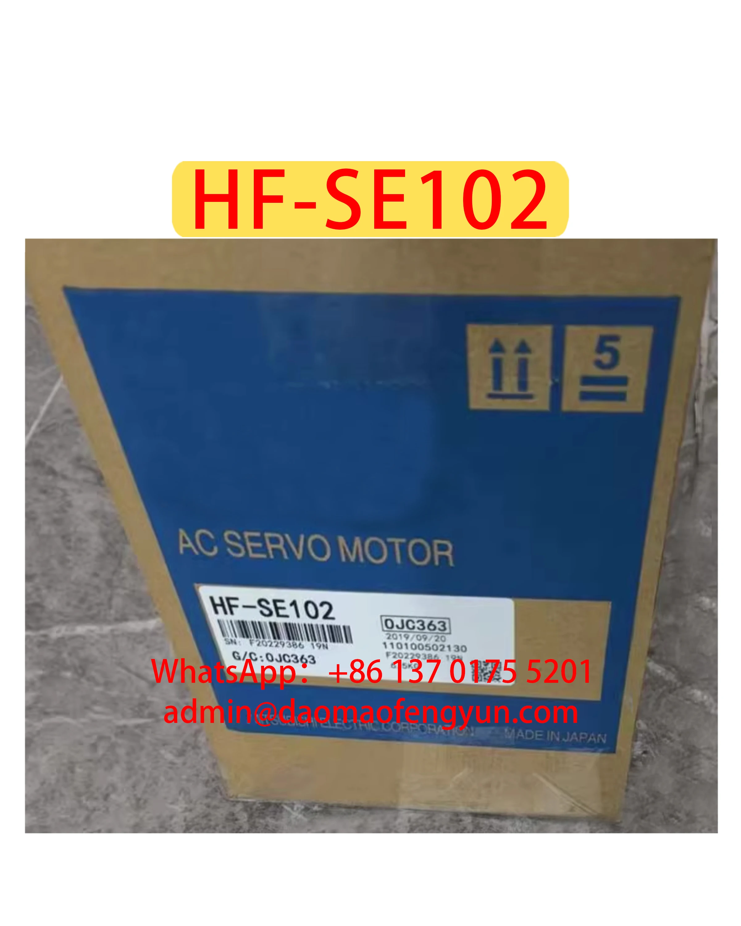Servo Motor HF-SE102 Brand New Original Genuine，Fast shipping