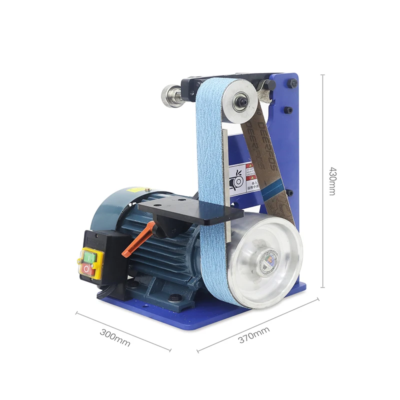 220V-380V Multifunctional Desktop Vertical Miniature Mini Electric Belt Machine DIY Polishing Machine Fixed Angle Grinder