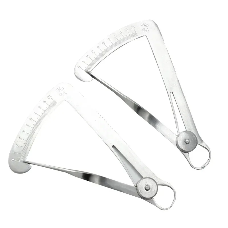 Dental Wax Thickness Gauge Stainless Steel Caliper Measuring Tool for Metal Wax in Dental Lab Dentist Instrument