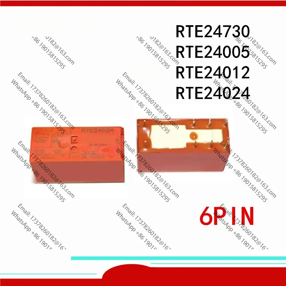 

5PCS/LOT 100%Original&New relay RTE24005 RTE24012 RTE24024 RTE24730 5VDC 12VDC 24VDC AC230V 8A 8PIN