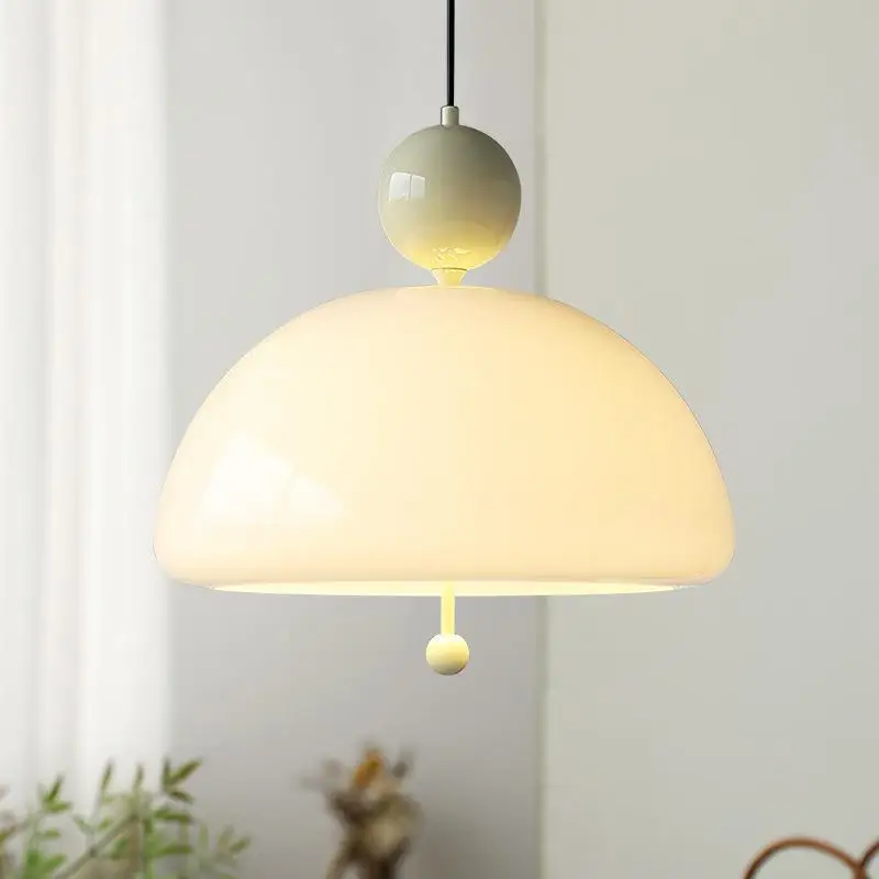 

Подвесной светильник Nordic Cream Wind Glass, французские ретро-светильники для ресторана, бара, спальни, гостевого дома, отеля, кабинета