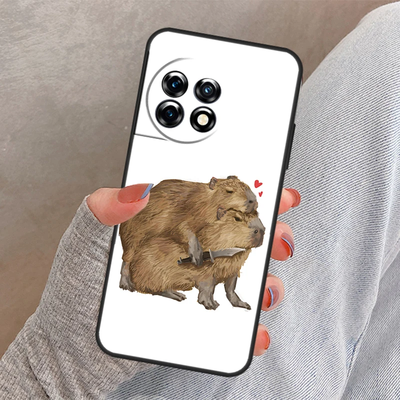 حافظة كابيبارا كارتونية لطيفة لهاتف Oneplus 11 8 9 10 Pro 9RT 10T 8T Ace Oneplus Nord 2 2T N10 N20 CE 3 Lite #2