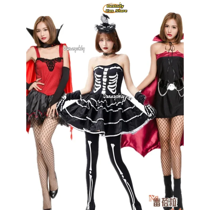 

3.a;6\m/CosplayHalloween Carnival Party Retro Palace Evil Vampire Disguise Cospaly Costume Classic Demon RolePlay Women'g;8'l/7,