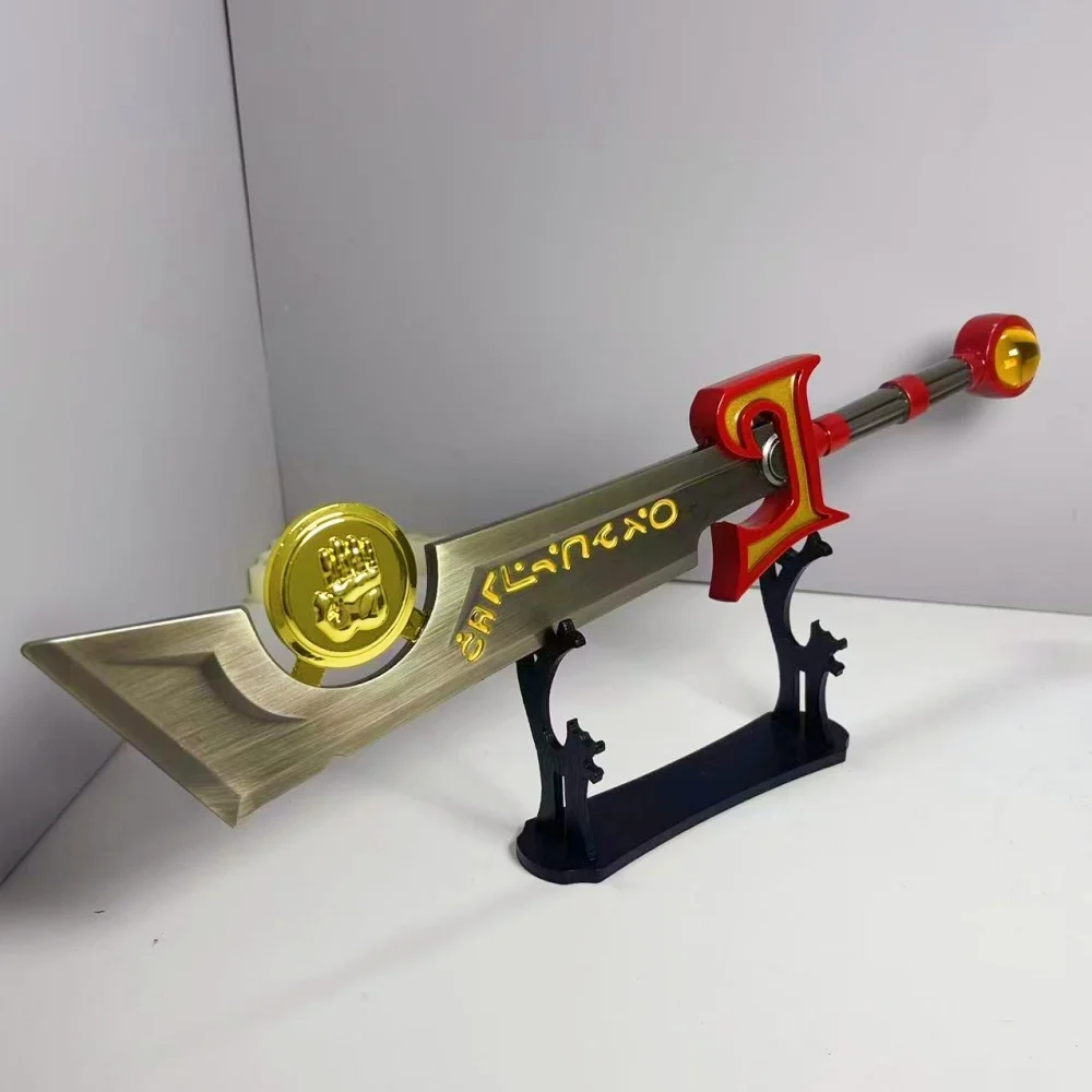 11.8 pollici World of Warcraft Ashbringer Metallo Katana Spada Sciabola Originale Samurai Sabre Ninja Coltello Accessori Cosplay Prop Giocattolo