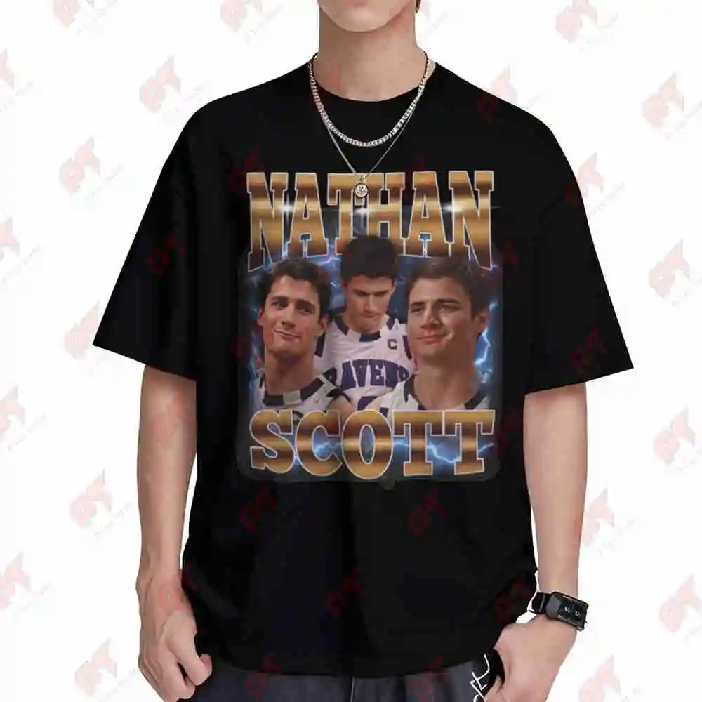 2026 Nathan Scott 90S Short Sleeve Tee 100% Cotton T-Shirt