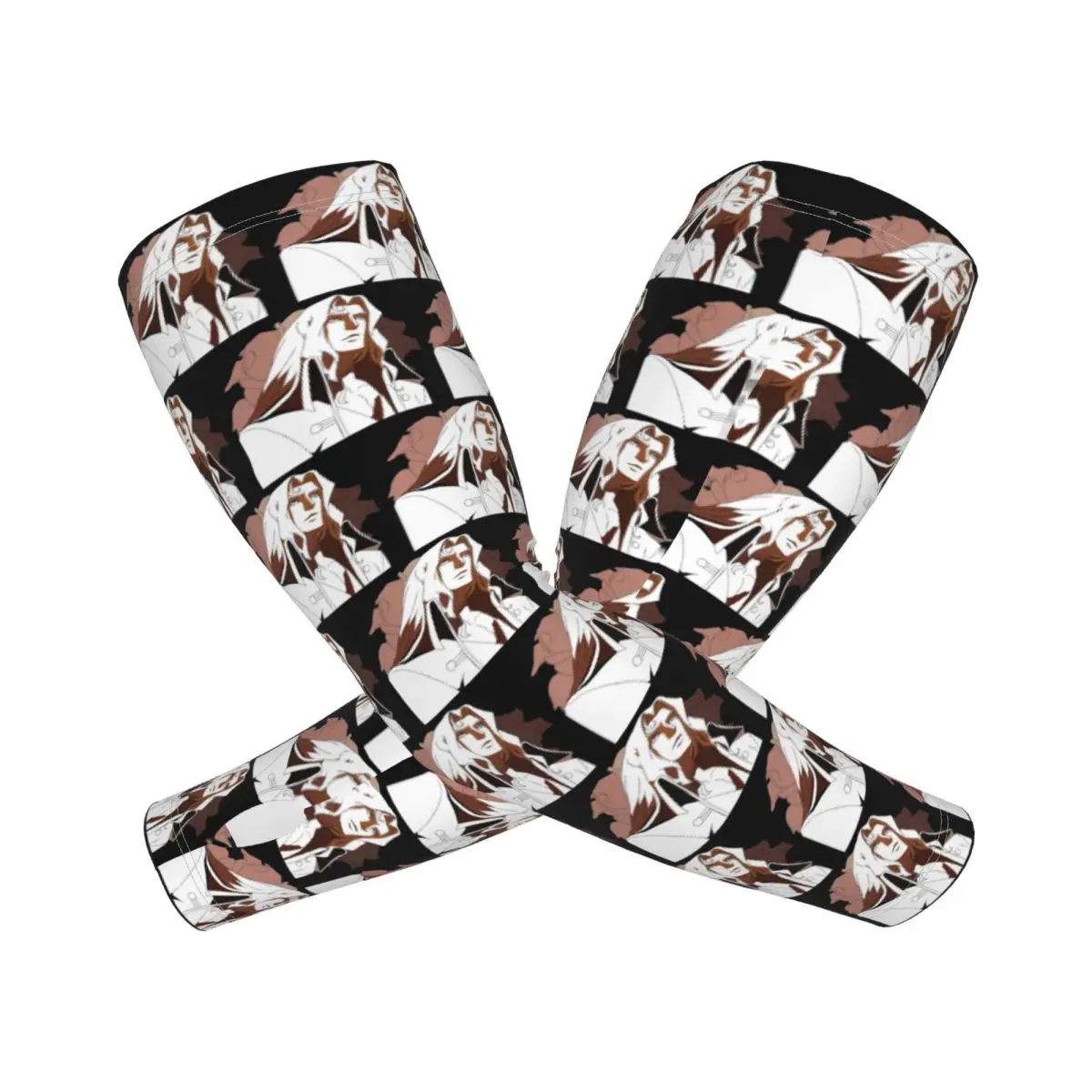 Alucard From Castlevania Outdoor Arm Sleeves Sun UV Protection Cover Summer Ice Silk Cycling Tattoo Sleeves