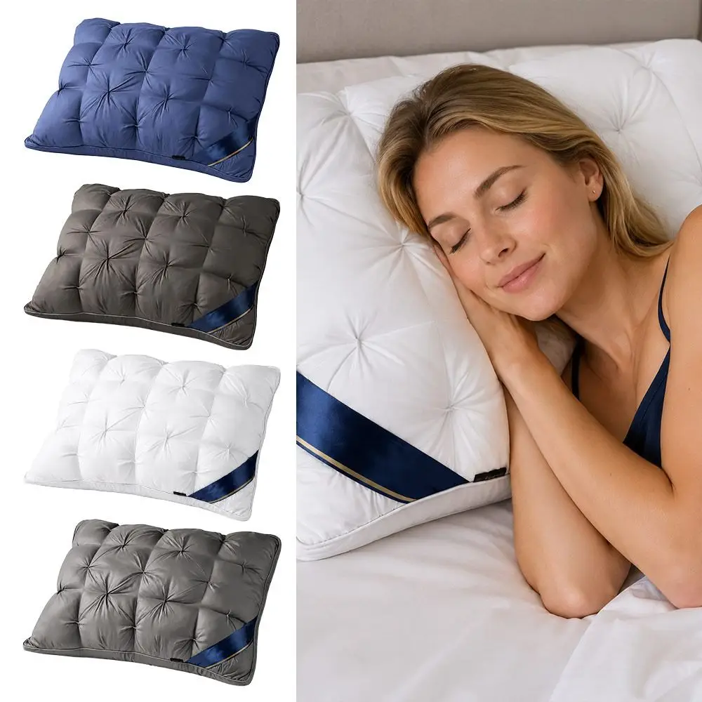 New 48 × 74cm Sleeping Bed Pillow Breathable Soft Pillow Insert No Collapse Twisted Flower Pillow Inner Star Hotel