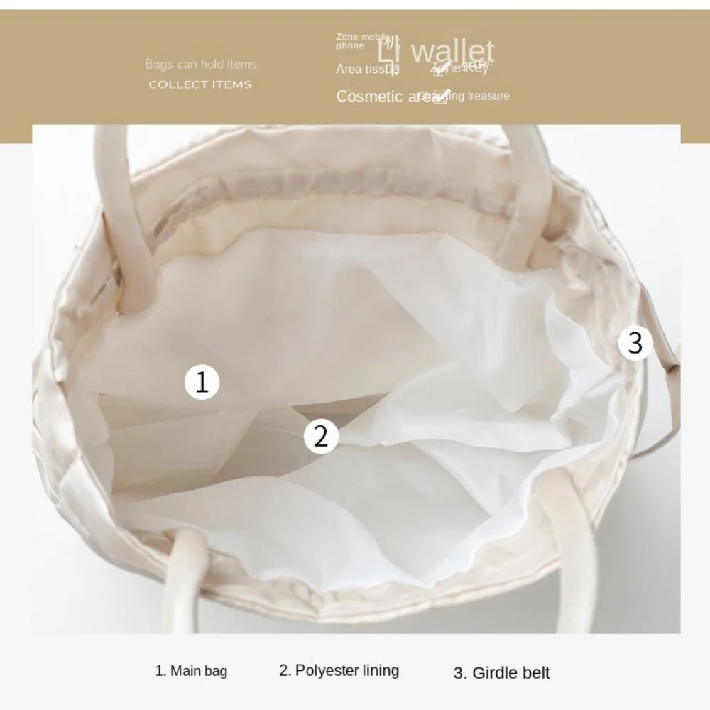 Small Women Bucket Bag Top Handle Ladies Handbag Phone Bag Summer Purse National Style Embroidered Flower Pattern Drawstring Bag