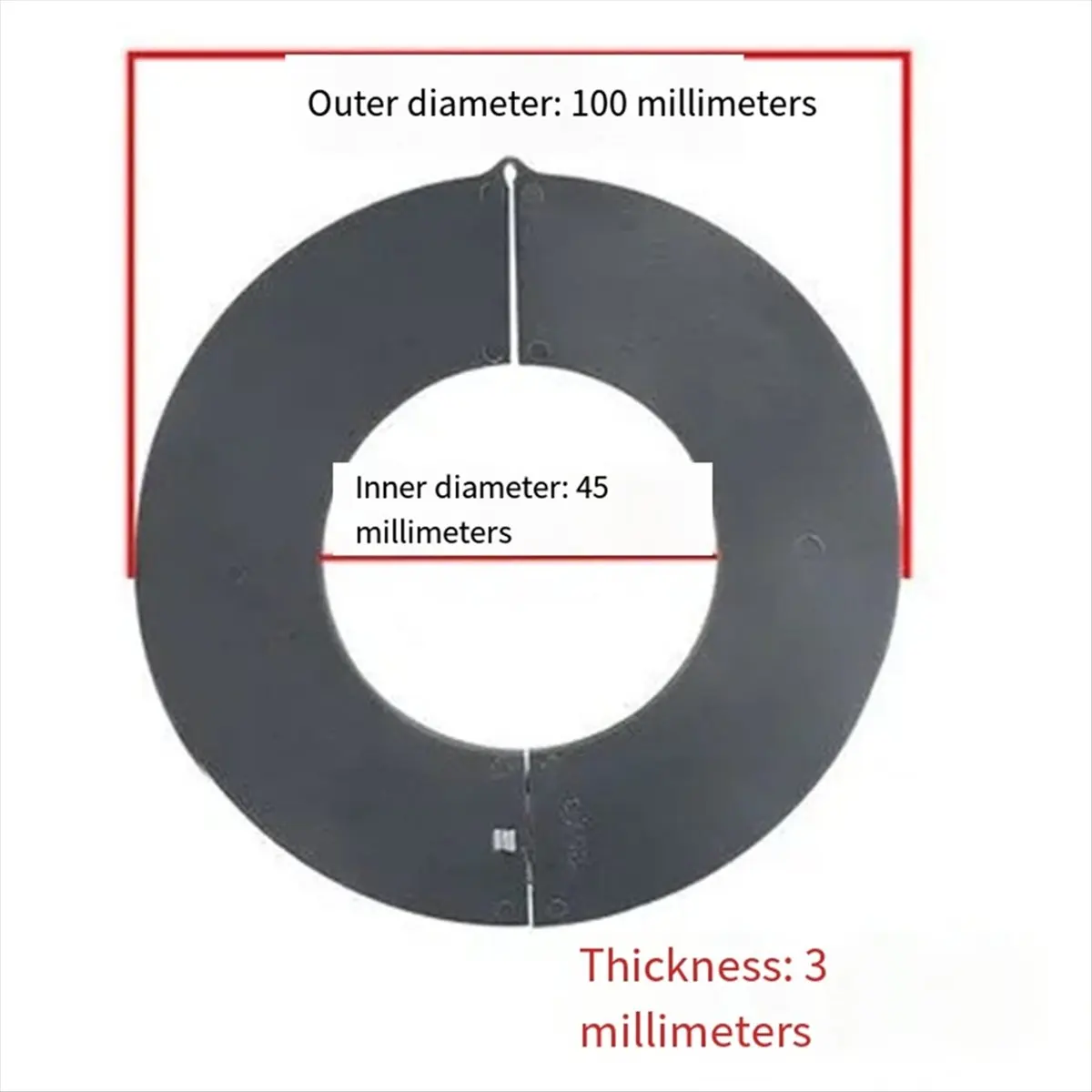 Compatible Excavator Gasket, Non Removable Bucket Shaft Self Locking Gasket, Bucket Pin Gasket, Self-Locking Gasket