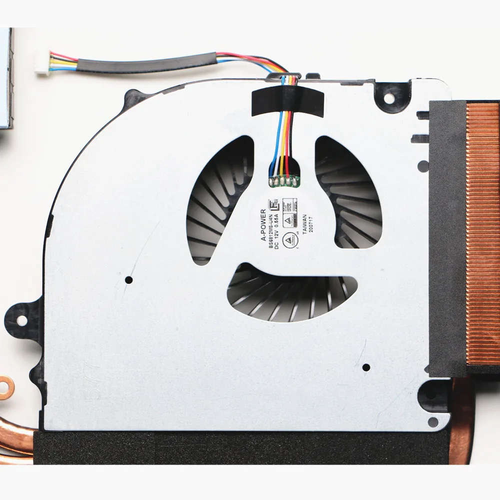 NEW CPU GPU COOLIN FAN FOR CLEVO X170 X170SN X170SM-G X170KMG BS5812HS-U4P DC12V 0.55A BS6812MS-U4N