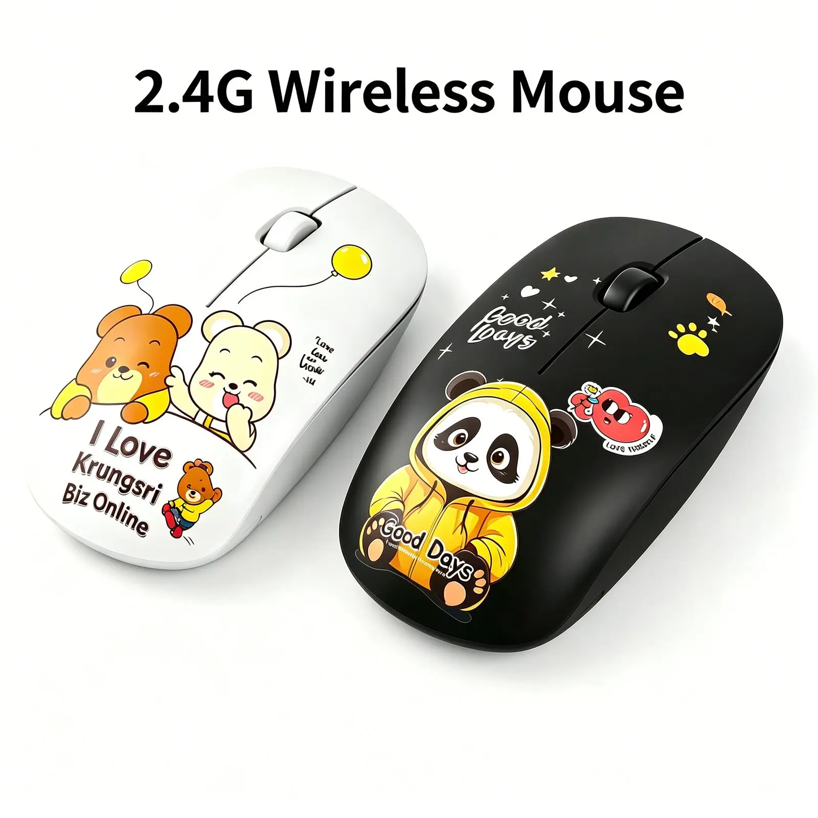 

Ergonomic 2.4G Wireless Silent Mouse Bluetooth Plug And Play Comfort Grip Quiet Business Office Gaming Mice For Laptop Computer