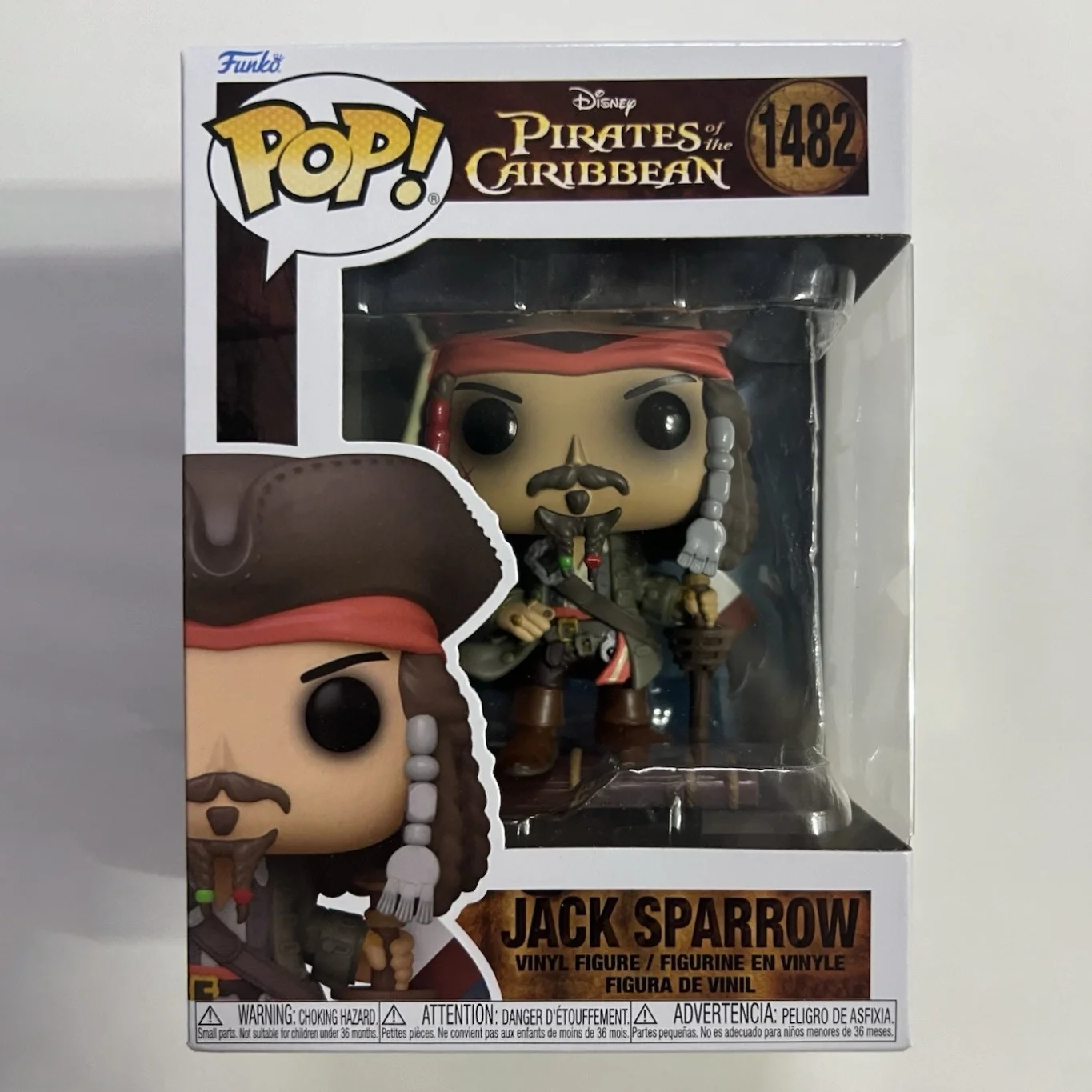 Jack Sparrow 1482 Figures Disney Pirates of the Caribbean Vinyl Figure Funko Pop 4.3 inch Collect Limited Edition Model Toy Gift - Image 4