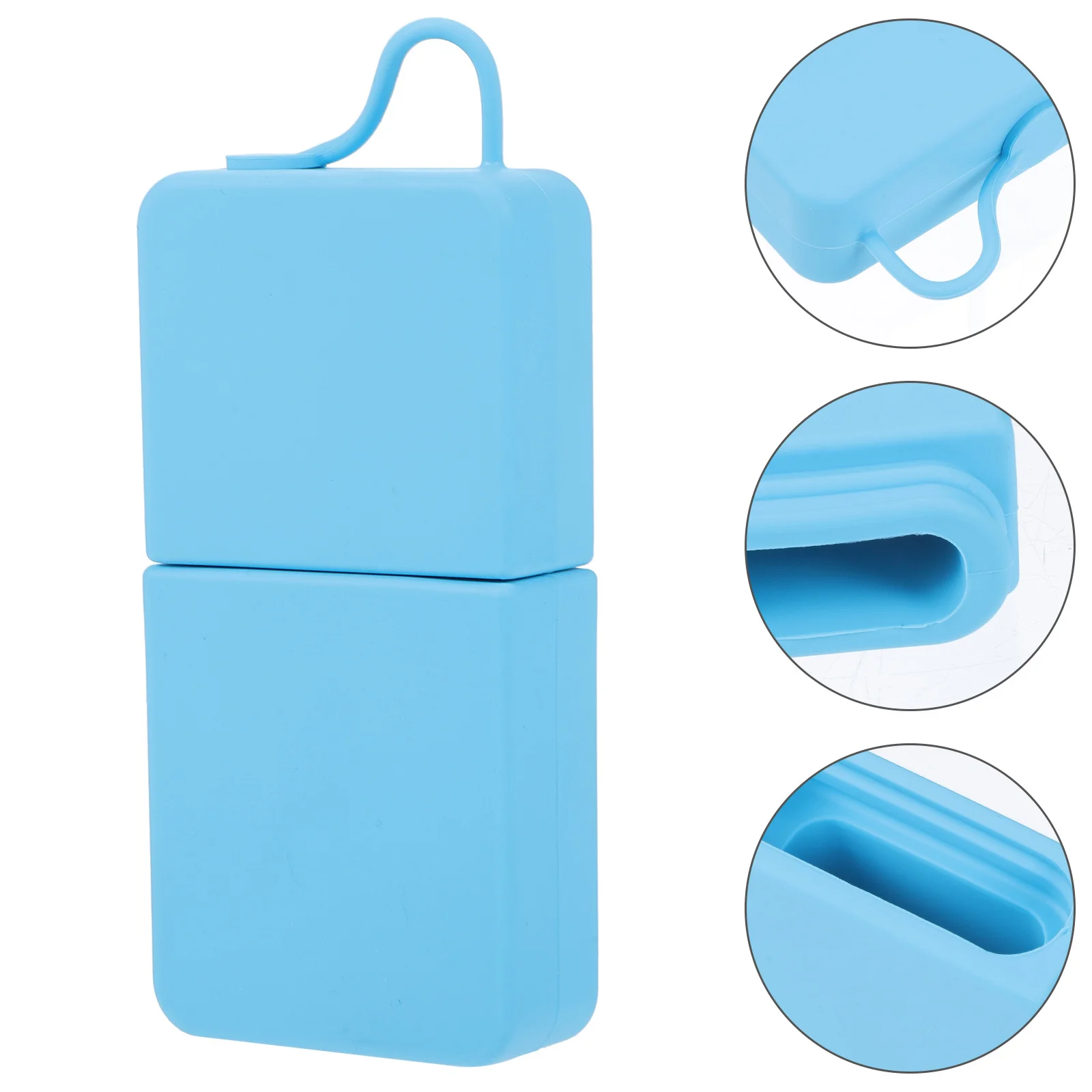 ลูกกลิ้งน้ำแข็งแบบพกพา ที่วางน้ำแข็งซิลิโคน ลูกกลิ้งนวดเย็น เครื่องมือดูแลผิวสำหรับผ่อนคลายดวงตา ลูกกลิ้งนวดหน้า