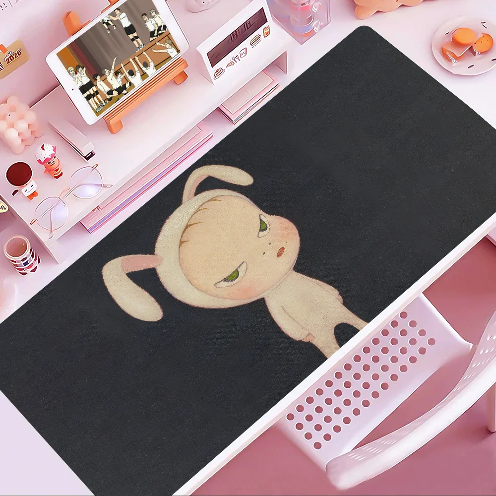 Yoshitomo Nara Mousepad New Arrivals Large Gaming Mousepad L XL XXL Gamer Mouse Pad Size For Keyboards Mat