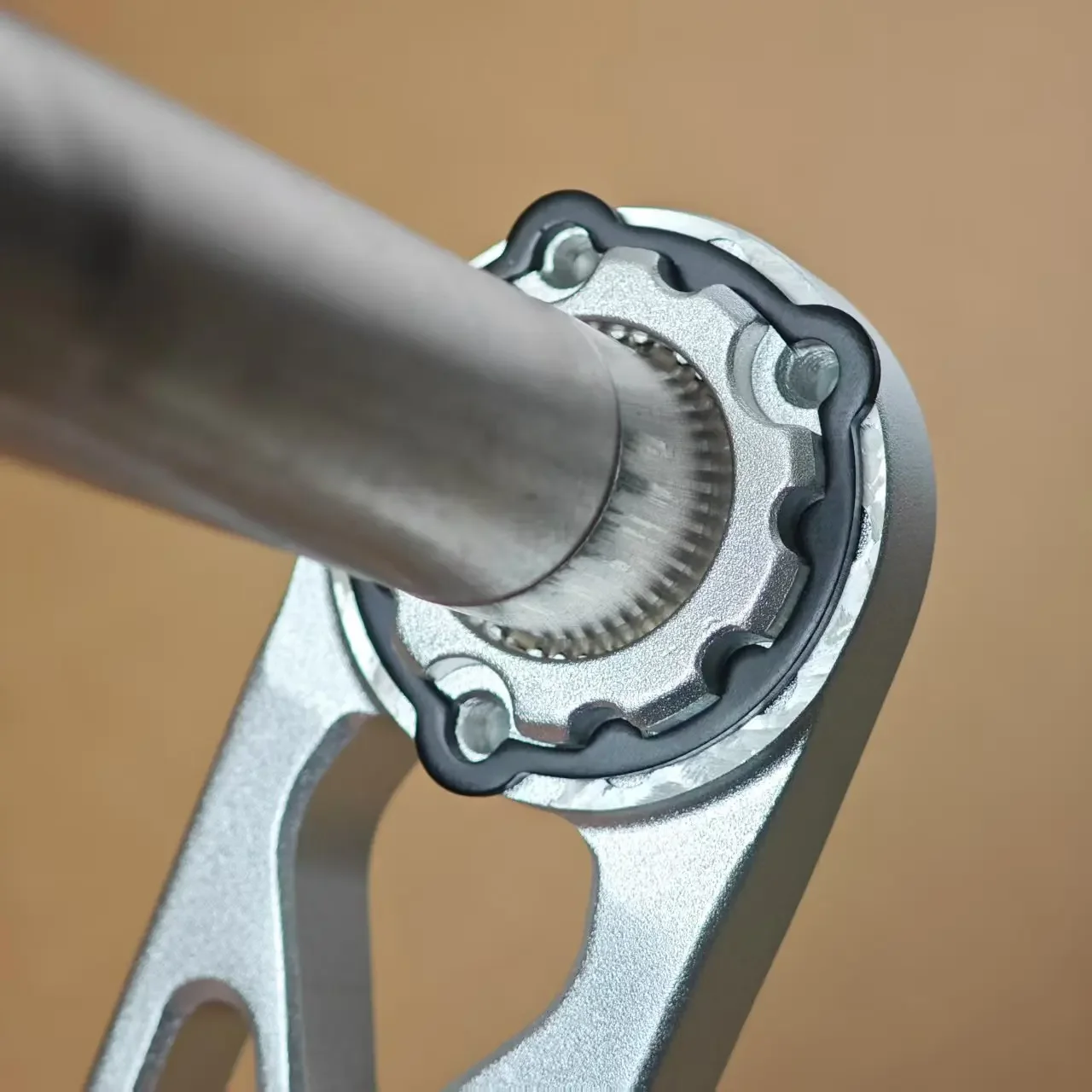 Kurbelscheiben-Unterlegscheibe aus Aluminiumlegierung 7075-T6, Dicke 0,5/1/2 mm, geeignet für SRAM 3-Bolt-Kurbel, Kettenblatt-Offset, Fahrradteile – Detail 1