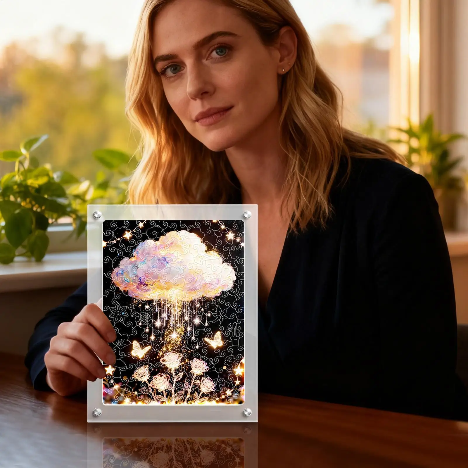 パズルゲームス アクリルクラウドクラフト キッズパズルゲーム 就学前の子供向け 男の子 女の子 クリスマス 誕生日 ホリデー 飛行機旅行