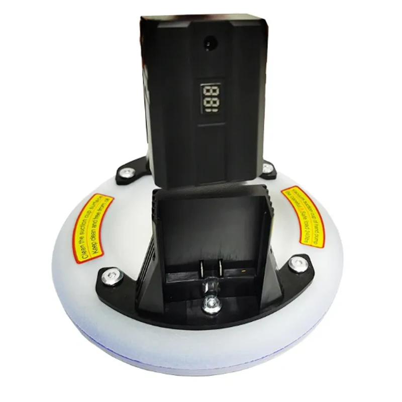 8Inch Electric Vacuum Suction Cup for Glass Tile Strong 280kg Bearing Capacity 2400mAh Electric Vacuum Suction Cup With Air Pump