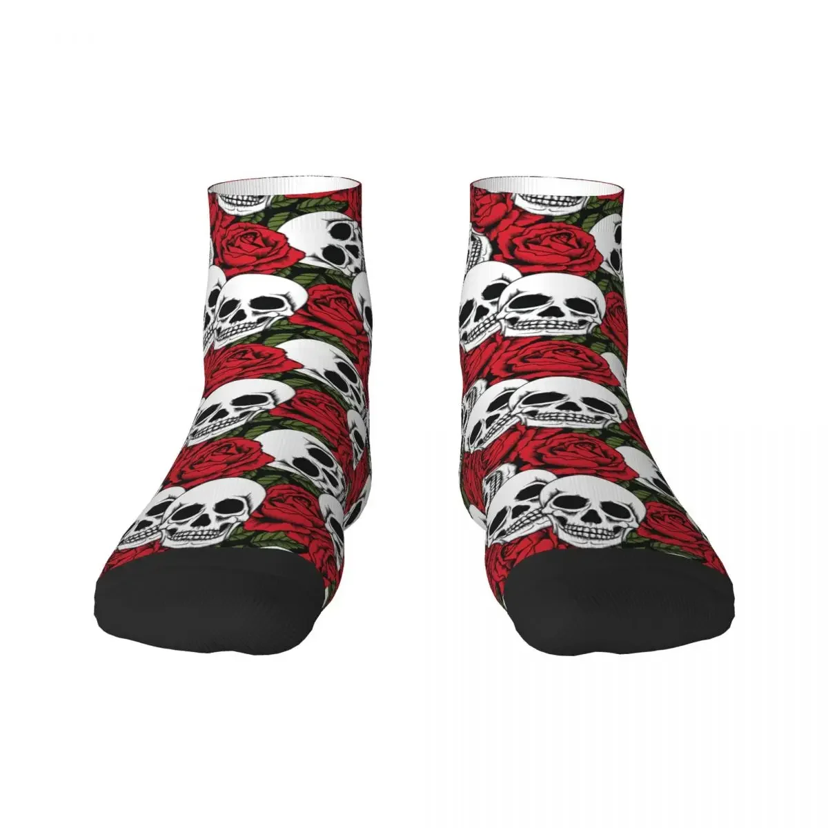 

Носки мужские/женские с рисунком черепа и роз