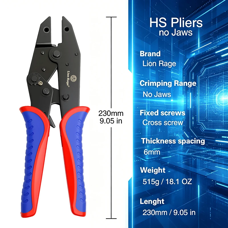 HS 9 Inch Powder Alloy Plier Jaw High Hardness Wear Resistant Industrial Crimping Pliers Replacement Accessories MIM