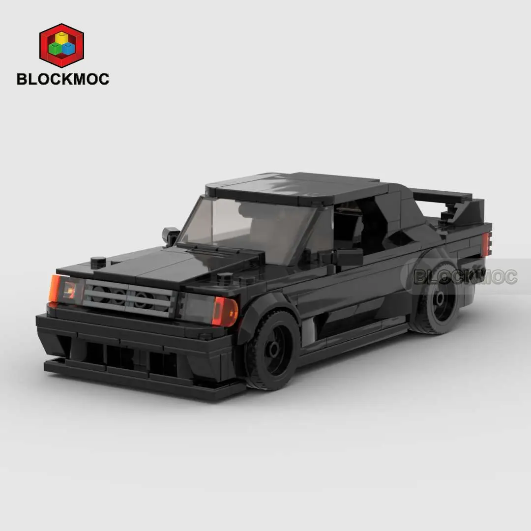 MOC Bausteine Rennwagen Bausatz DIY Bausteine Set Kinderspielzeug Kreative Geschenke für Jungen und Mädchen – Detail 1