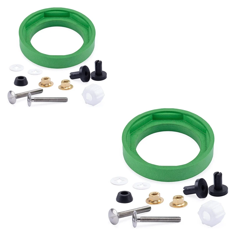 3 Inch Toilet Tank Replacement Accessories Kit, Compatible With American Standard AS738756-0070A Toilet Tank To Bowl Gasket A