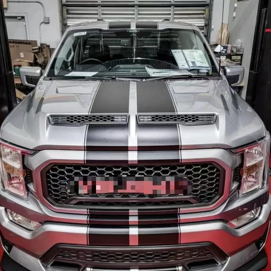 اغطية المحرك ل F150 F-150 2021 2022 2023 التقاط الألومنيوم 4x4 غطاء محرك السيارة بوديكيت حامي بونيه F-150