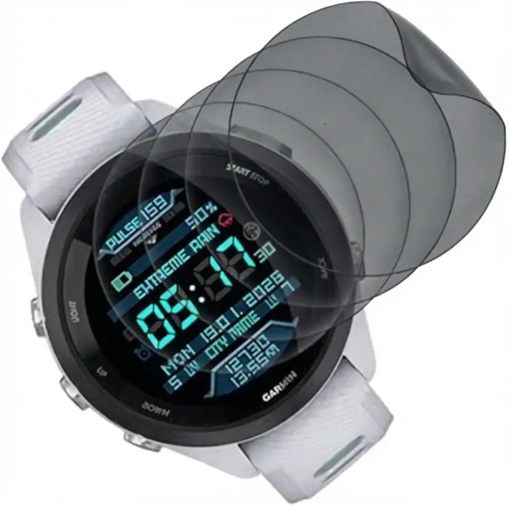 1-4Pcs Hydrogel Privacy Screen Protector For Garmin Forerunner 970 570 170 70 42mm 47mm Anti-scratch Film Watch Film Not Glass