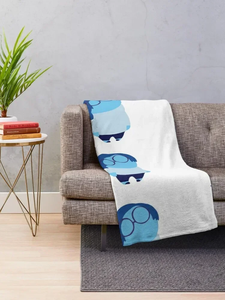 Inside out sadness Throw Blanket Hair Summer Beddings Blankets