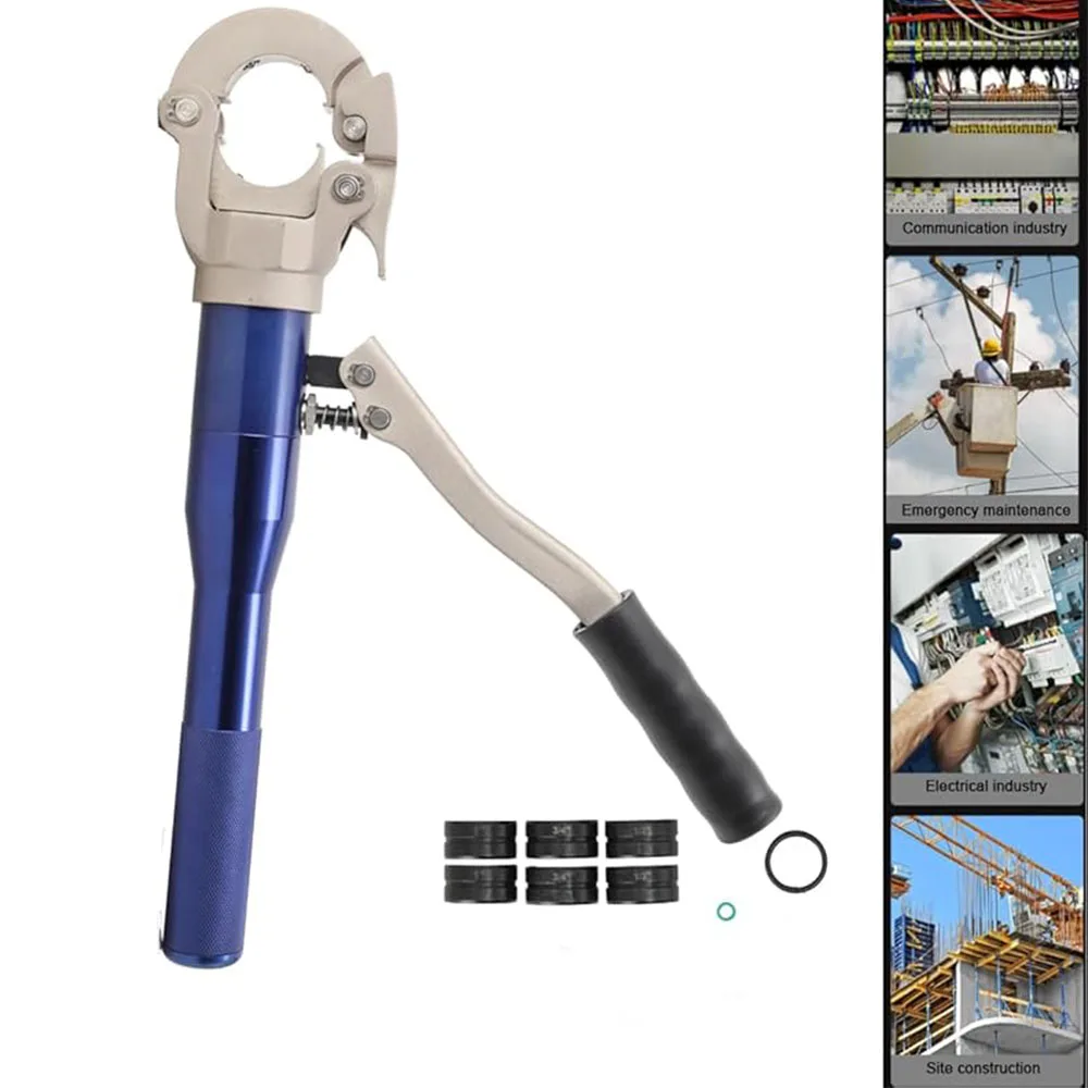 أداة تجعيد يدوية سهلة الاستخدام لأداة الضغط الهيدروليكي لأنابيب الفولاذ المقاوم للصدأ والنحاس بدون كهرباء