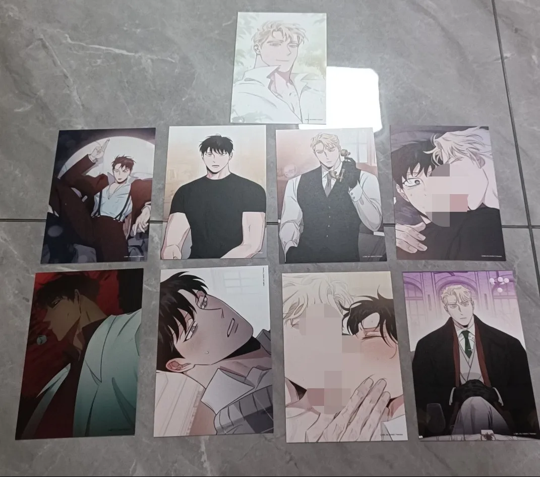 

[Official Original]2024 New Lezhin/Bomtoon Rose and Champagne MD Post Card Postcard Full Set