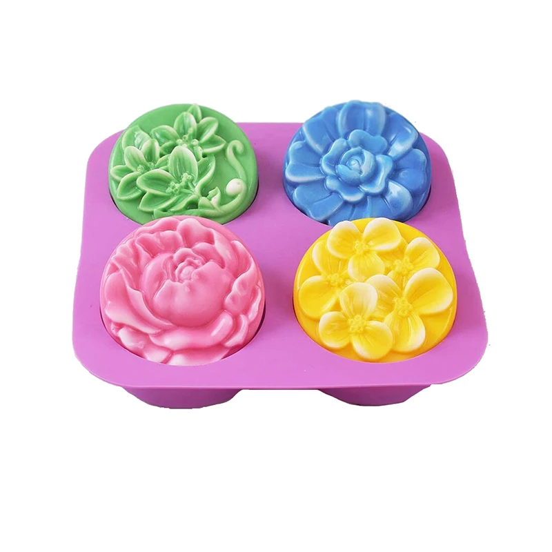 3D Angel Soap Silicone Mold Rectangle Oval Round Bath Bomb Tool Flower Life Tree Baby Moon Sun Wave Wax Melts Making Supplies