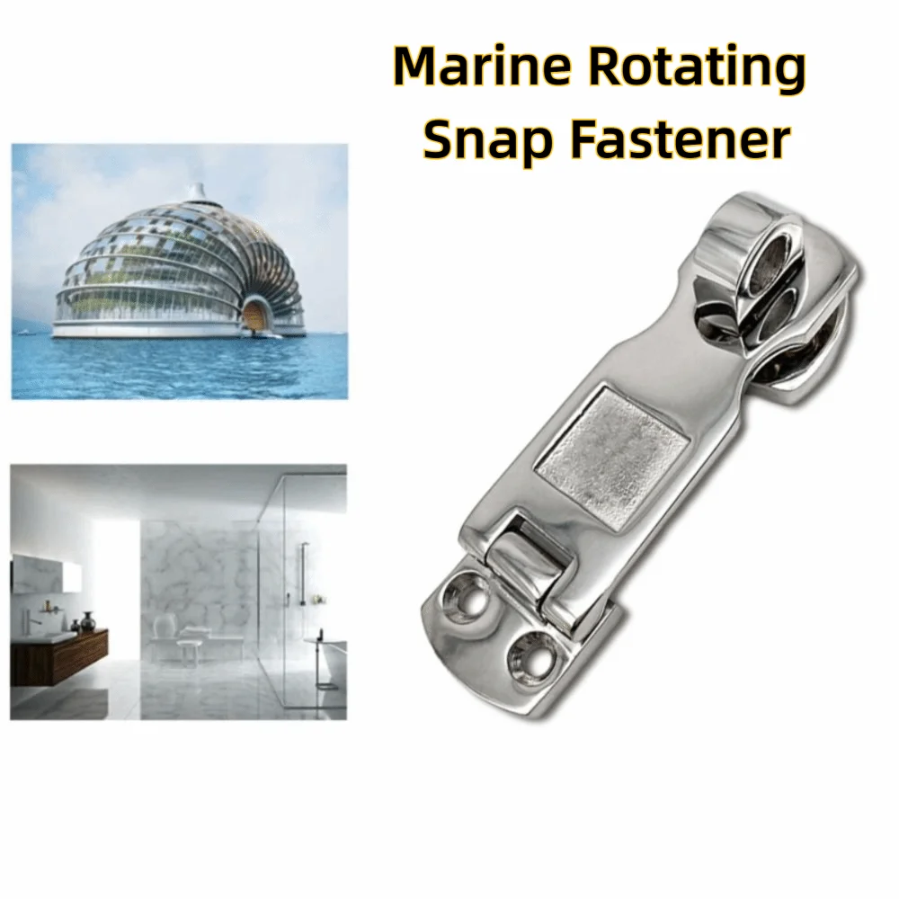 Heavy Duty Marine Boat Accessories Slide Barrel Bolt Swivel Hasp Yacht Accessories Boat Locker Fastener Hatch Lock Marine Use