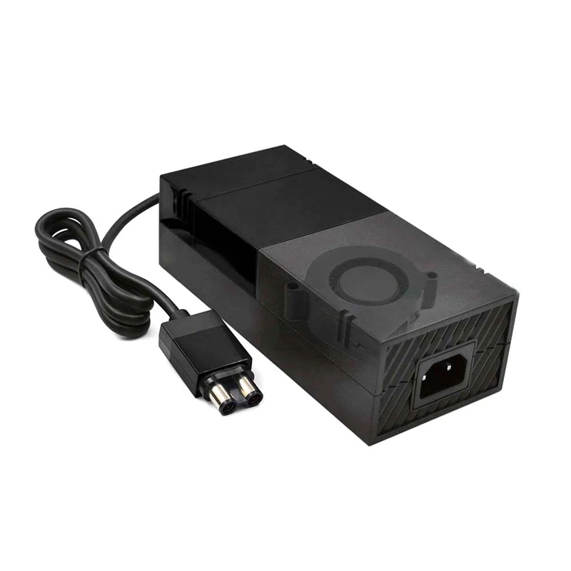 Power Adapter Replacement Power Brick Adapter US Plug Black For  One Power Supply Brick Game Console Charger