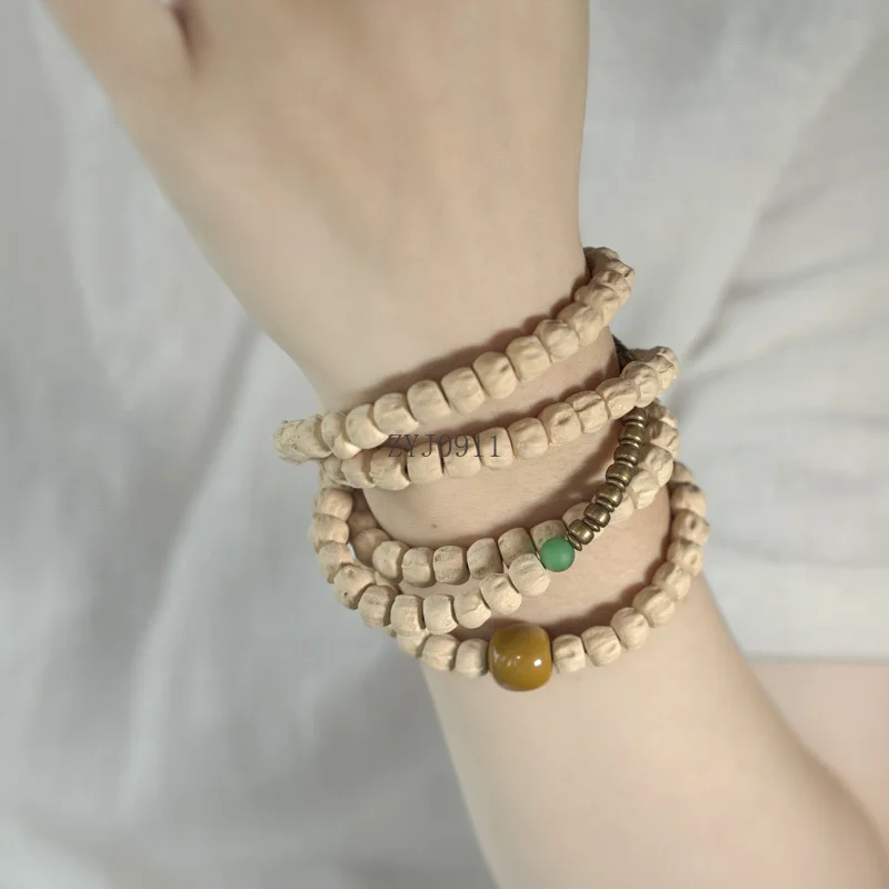 Bracelet Necklace Dual-purpose Bead String Ethnic Style Passion Seed Multi-layer Buddha Bead Bracelet Men's and Women's