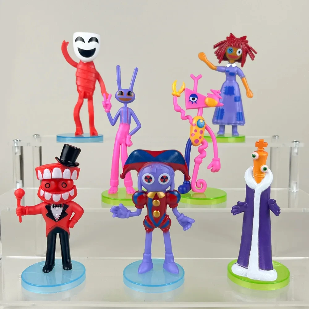 The Amazing Digital Circus Figure Pomni and Jax Plushie Doll Toys Cute Amazing Digital Circus Figure Kids Children Christmas