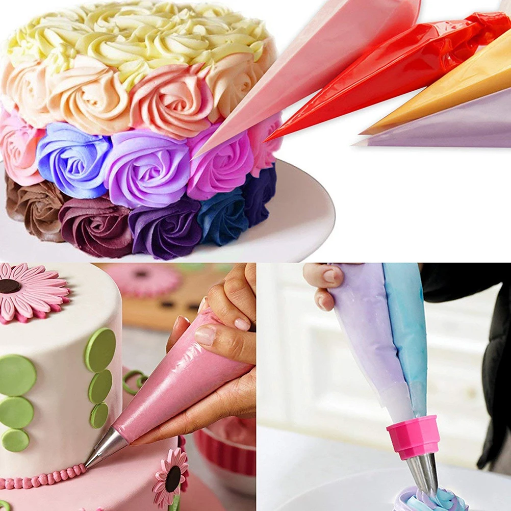 

2 Rolls Piping Bag Set Decoration Pastry Decorate Cake Decorating Icing Cupcake