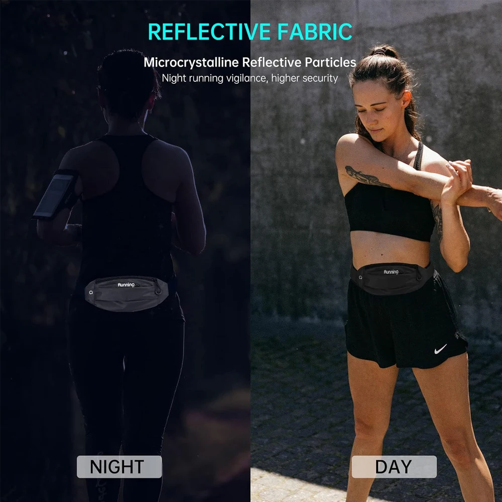 Riñonera para hombre, bolsa para correr, cinturón, soporte para teléfono, riñonera deportiva, senderismo, caminar, viajar, 1 Uds.