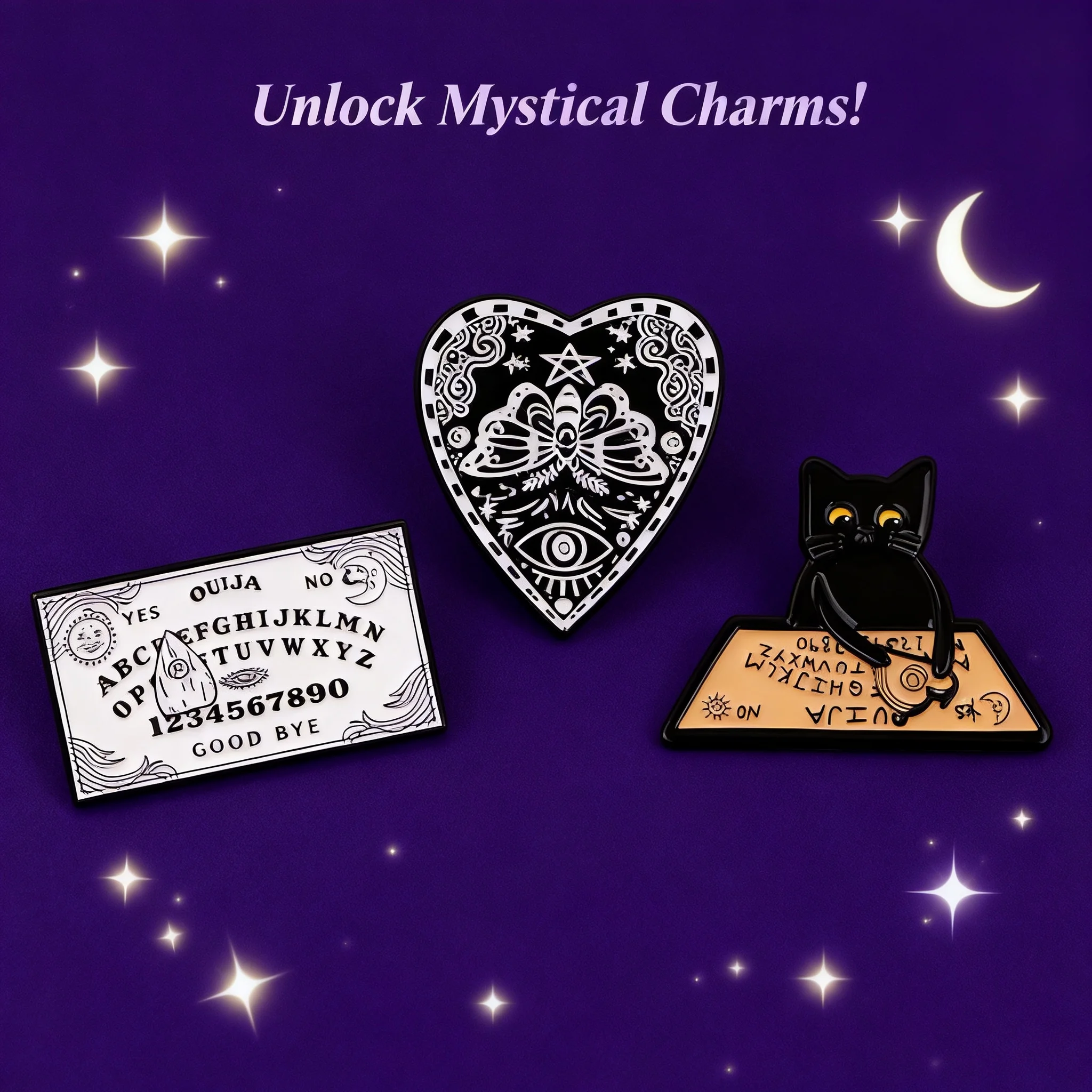 

Эмалевый значок «Черный кот» с символикой Оуиджа, брошь-значок на Хэллоуин для женщин, аксессуар для косплея, украшение для рюкзака, подарок, игрушка, для вечеринок