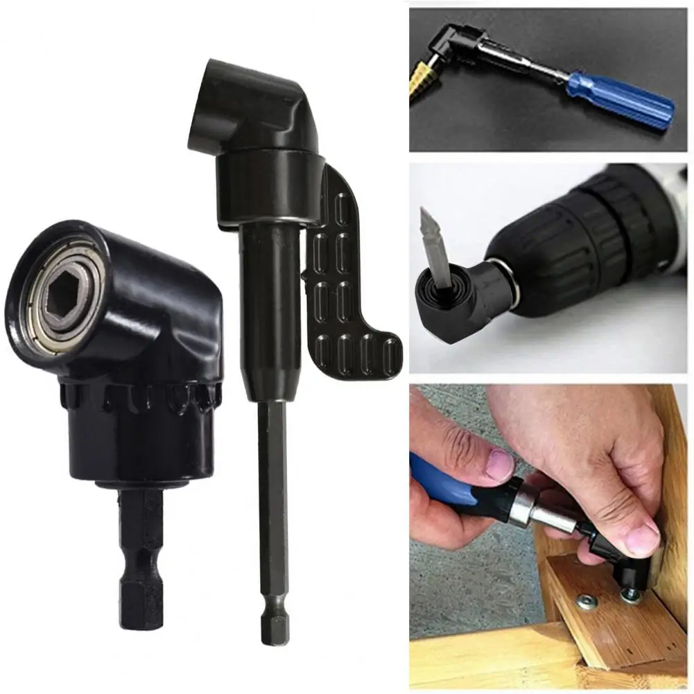 

Вращающийся на 360 градусов адаптер для дрели Набор адаптеров для дрели под прямым углом 105 градусов для многофункционального удлинителя сверлильного отвертка для плотного