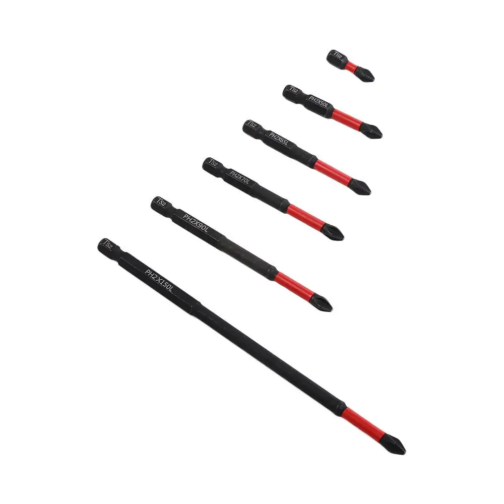 Non-slip Impact Batch Head High Hardness Impact Strong Cross Head Bit High Torque WaterProof PH2 Screwdriver Bits