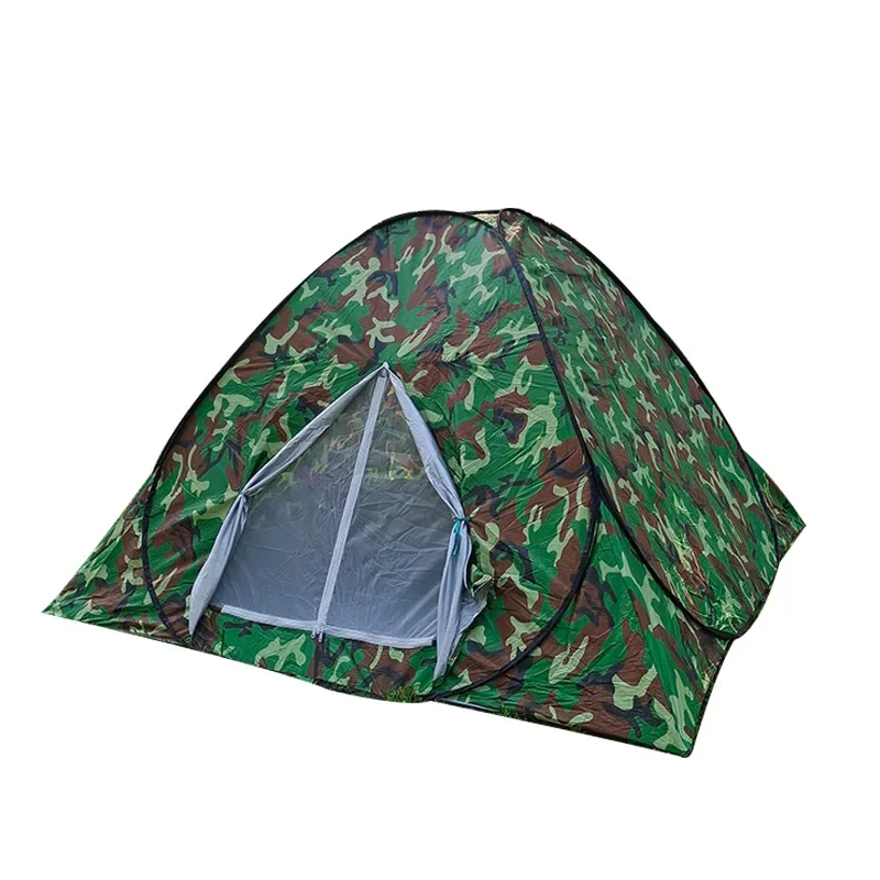 

Outdoor fishing tent, hand throw away, camouflage round canopy
