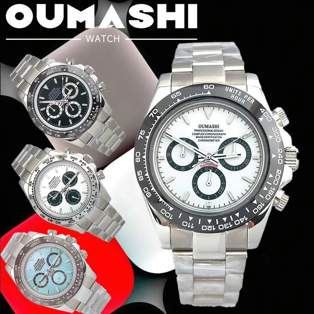Deluxe Men's Chronograph Formula Racing Men's waterproof Mechanical Watch Sapphire Glass 4130 / 4613D movement